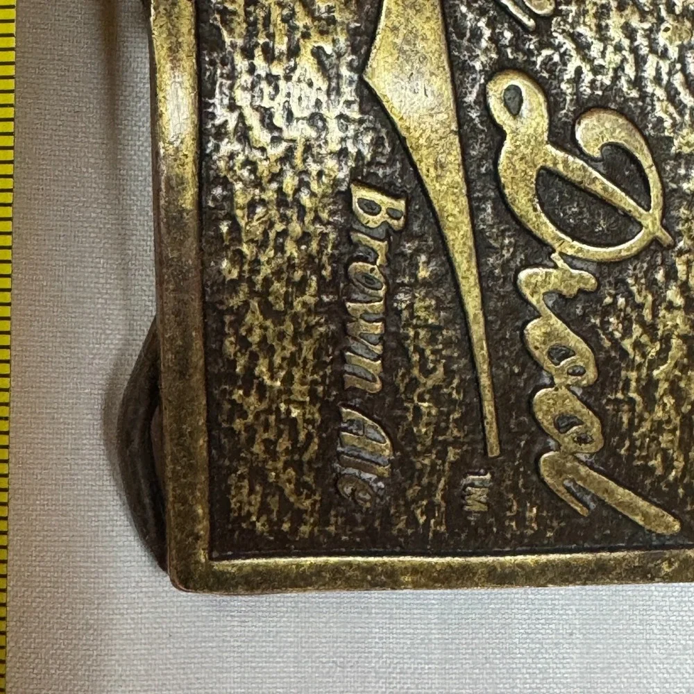 Moose‎ Drool Brown Ale Montana Big Sky Brewing Company Belt Buckle